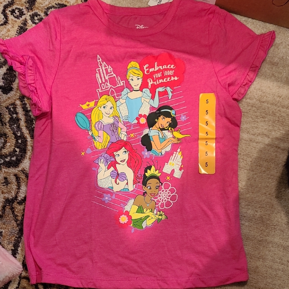 Disney Princess Pink Short Sleeve Tee